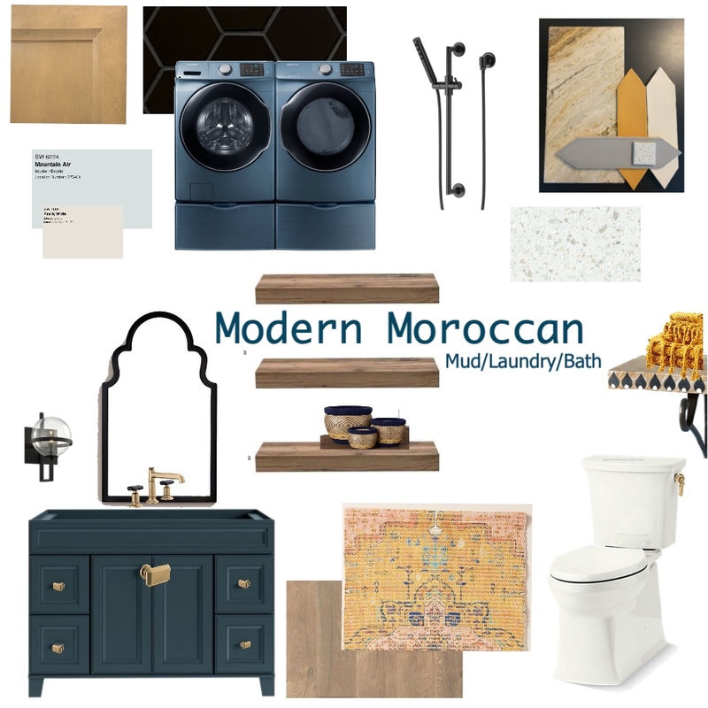 Modern Moroccan Mood Board by lauramarindesign on Style Sourcebook