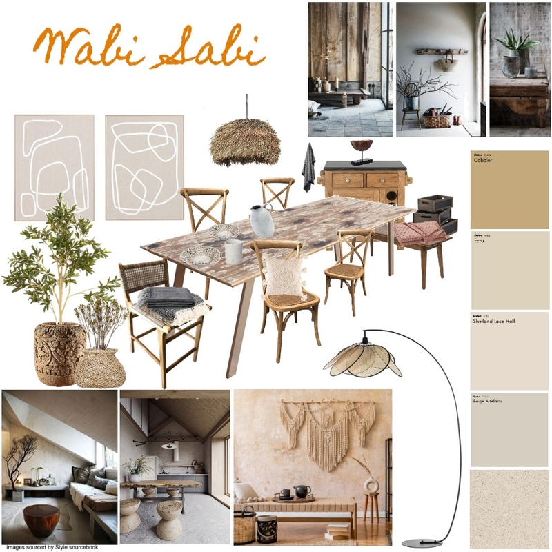 Dining area - Wabi Sabi style Mood Board by Stella Silva on Style Sourcebook