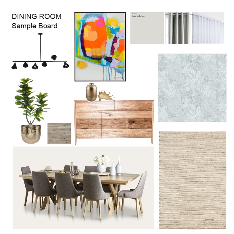 Dining Room Sample Board Mood Board by vingfaisalhome on Style Sourcebook