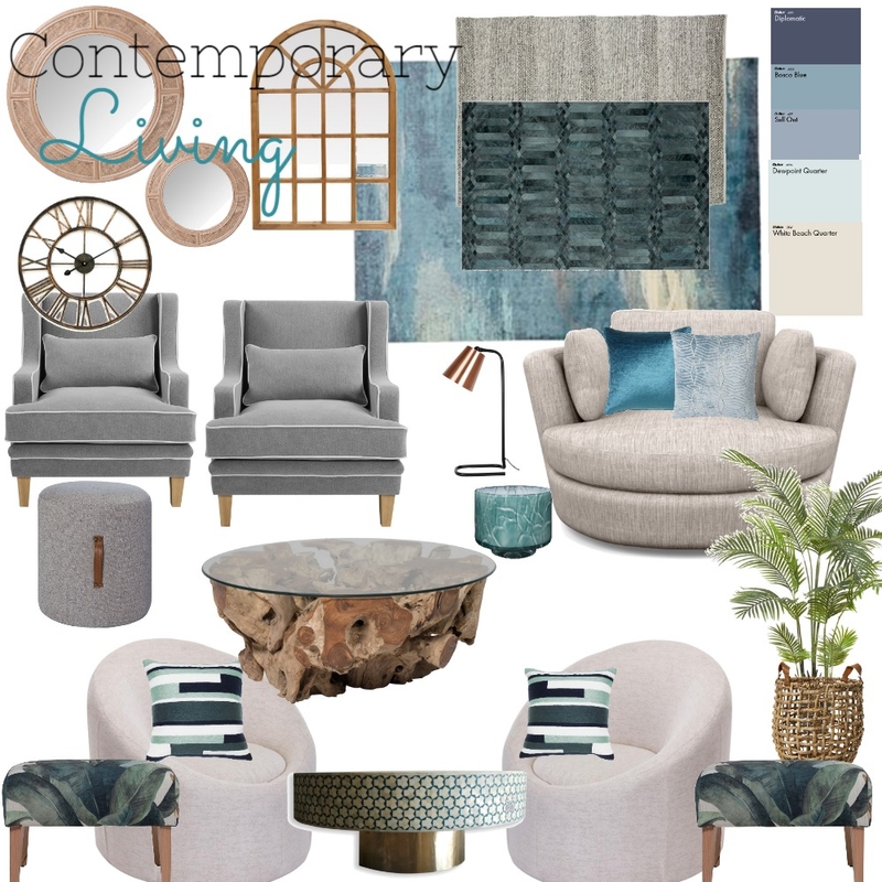 Contemporary living Mood Board by trishd-esigns on Style Sourcebook
