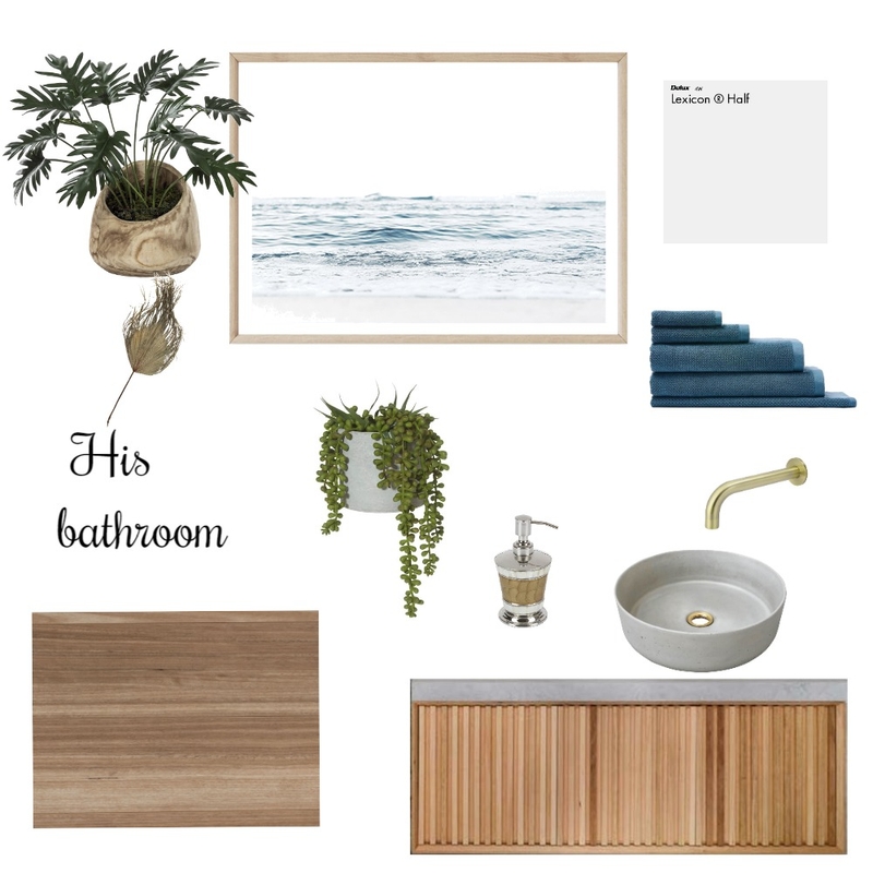 His bathroom Mood Board by Roshini on Style Sourcebook