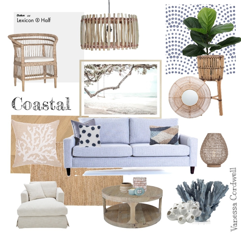 coastal Mood Board by Vanessa Cordwell on Style Sourcebook