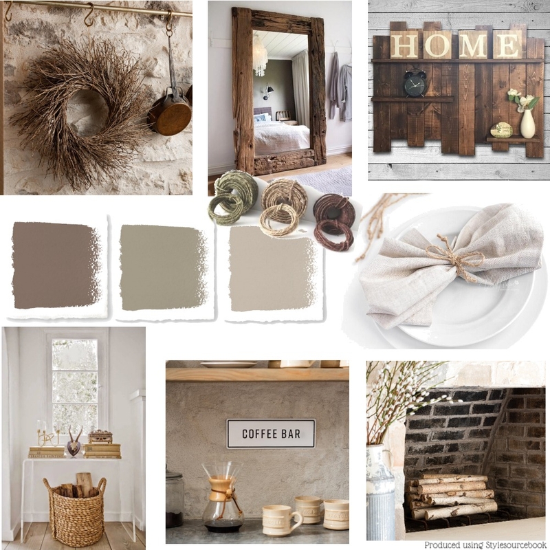 Rustic Mood Board by Janteriors on Style Sourcebook