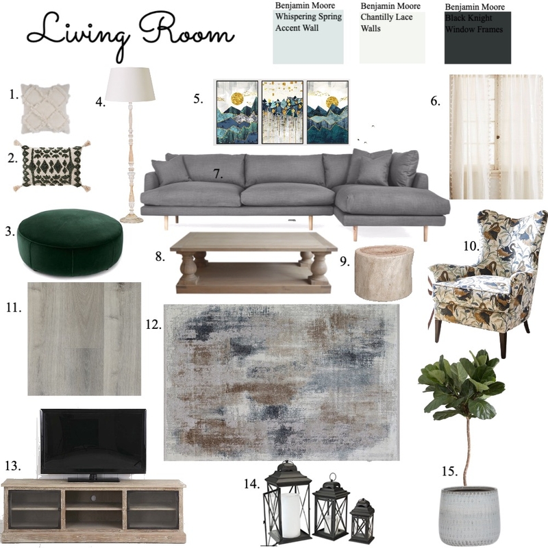 Assignment 9 Living Room Mood Board by Jaimiejoyce on Style Sourcebook