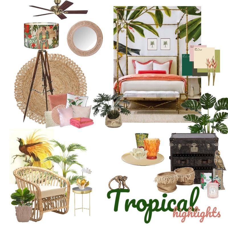 Tropical Mood Board by cm_mcbain@hotmail.com on Style Sourcebook
