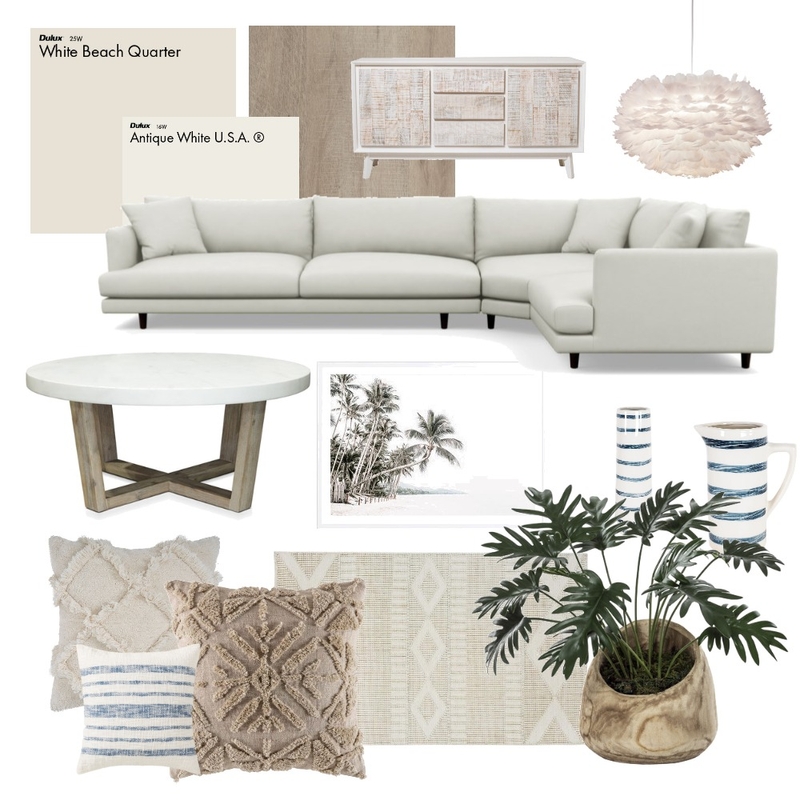 Coastal Living Room Mood Board by AlannahHolle on Style Sourcebook