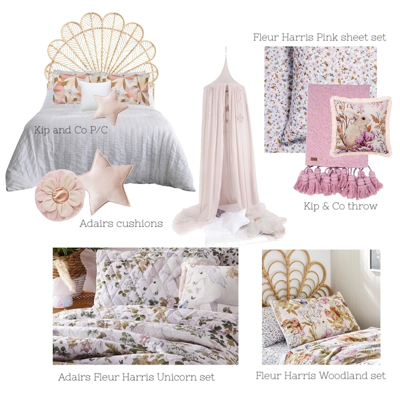 Nahla’s Bedding Option 1 Mood Board by Little Design Studio on Style Sourcebook