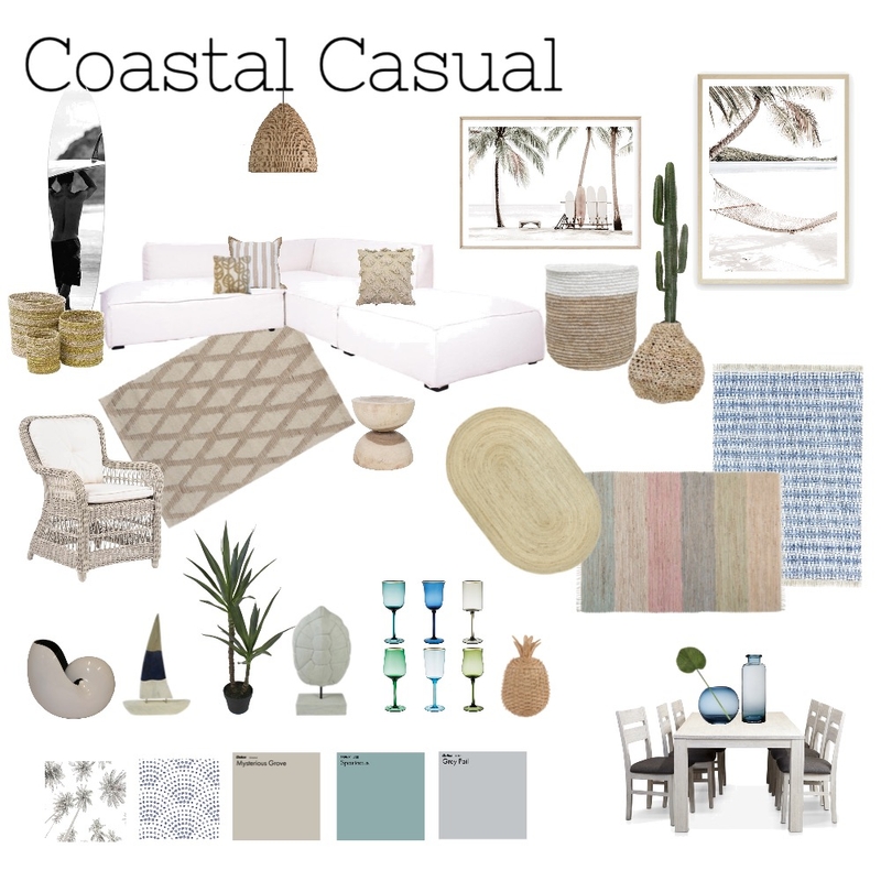 Coastal Mood Board by Johnna Ehmke on Style Sourcebook