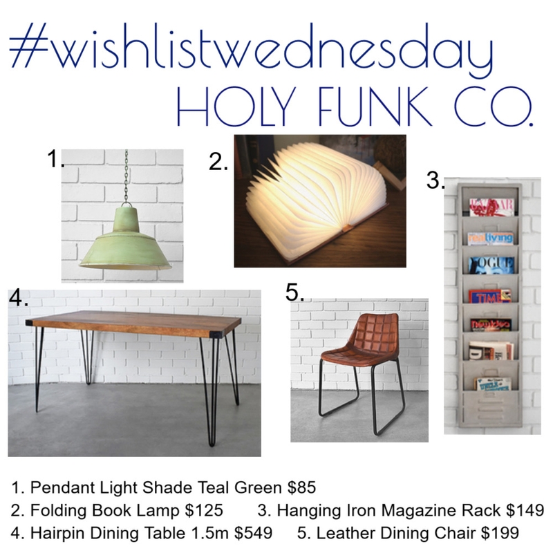 Wishlist Wednesday Holy Funk Co. Mood Board by Kohesive on Style Sourcebook