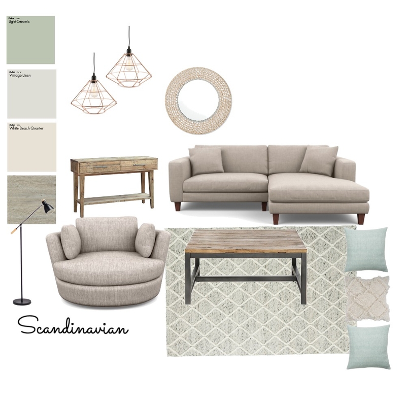 Scandinavian living room Mood Board by sharnialberni on Style Sourcebook