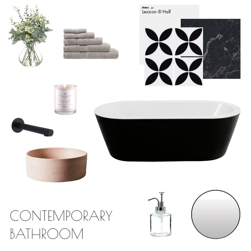 Contemporary Bathroom Mood Board by PujaMistry on Style Sourcebook
