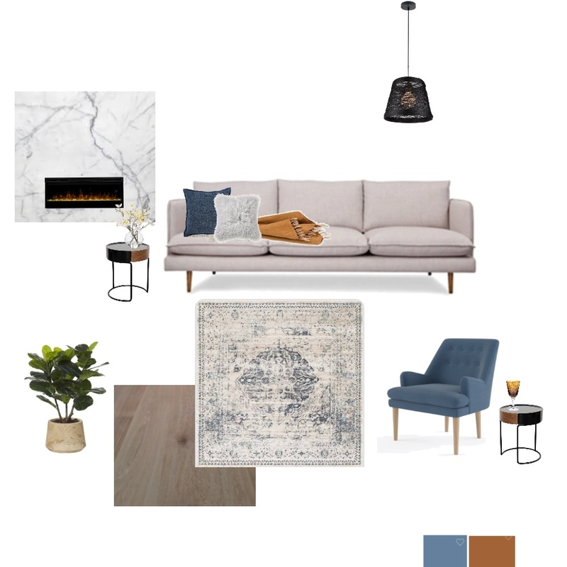 Hannah's Living Mood Board by KateFletcher on Style Sourcebook