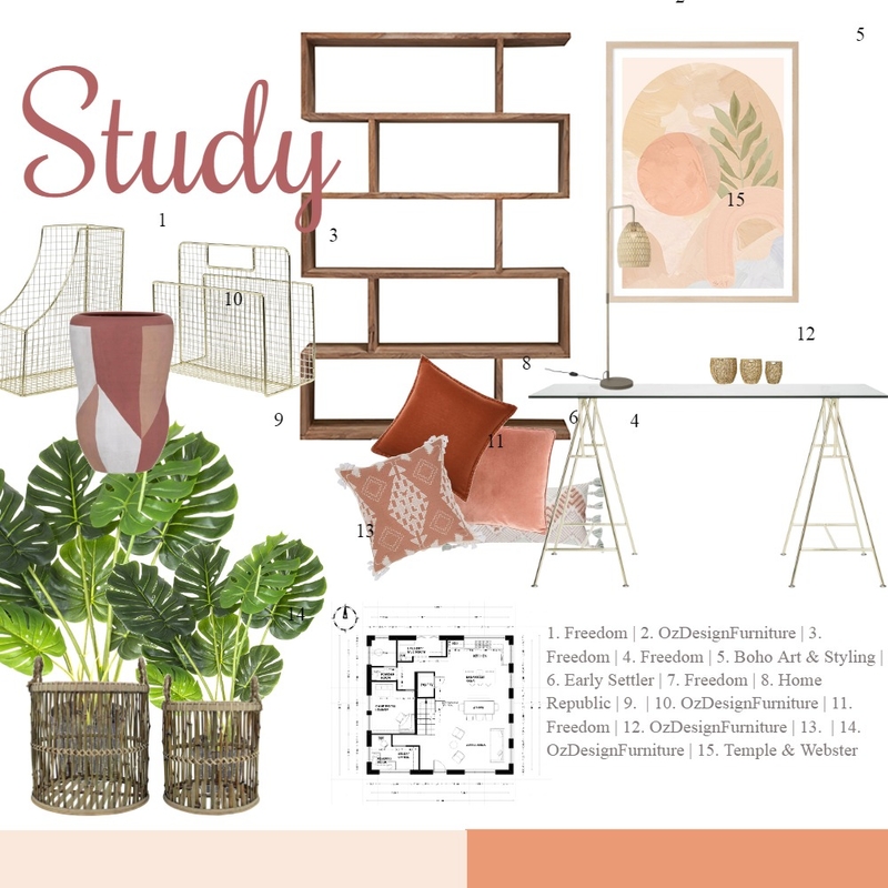 Study Mood Board by L O R A I N E on Style Sourcebook