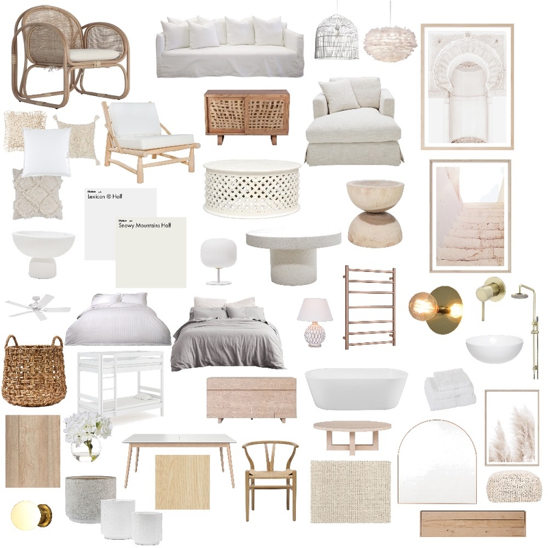 Beach house vibes - overall Mood Board by DanielleClarke on Style Sourcebook