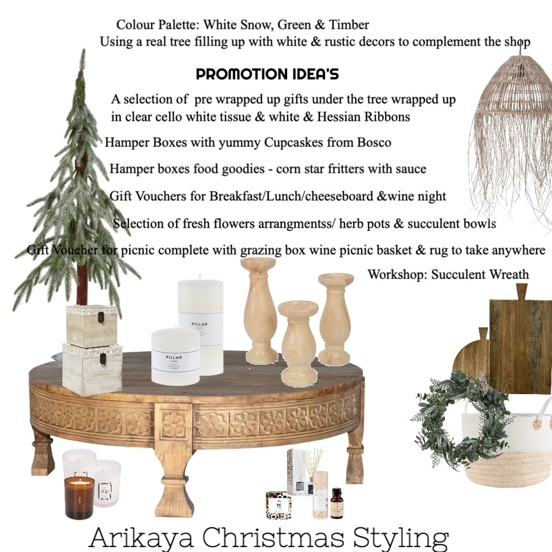 Arikaya Christmas Styling Mood Board by Karla Garchitorena on Style Sourcebook