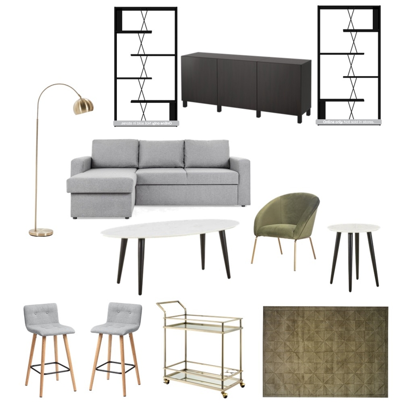Living Room New Home Mood Board by Rita Cherebedova on Style Sourcebook