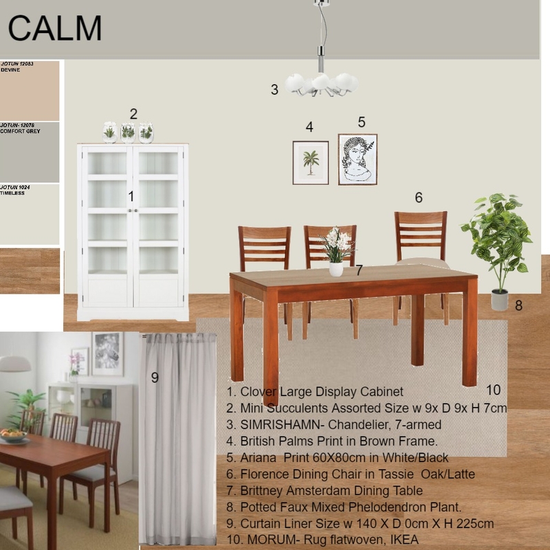 DINING ROOM_01 Mood Board by Richard_IDI on Style Sourcebook
