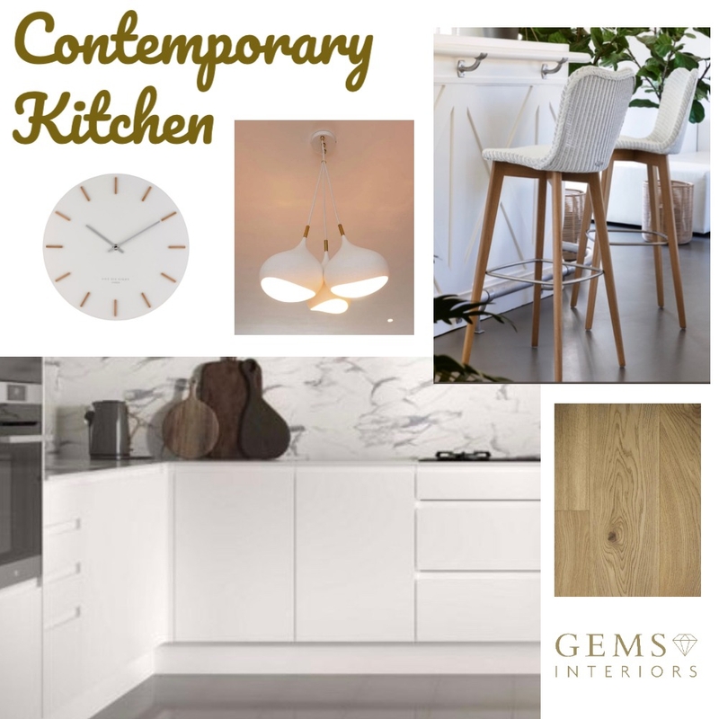 Contemporary Kitchen Mood Board by Julianne Shelton on Style Sourcebook