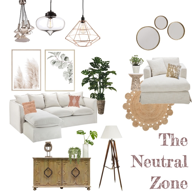 Neutral Zone Mood Board by Johnna Ehmke on Style Sourcebook