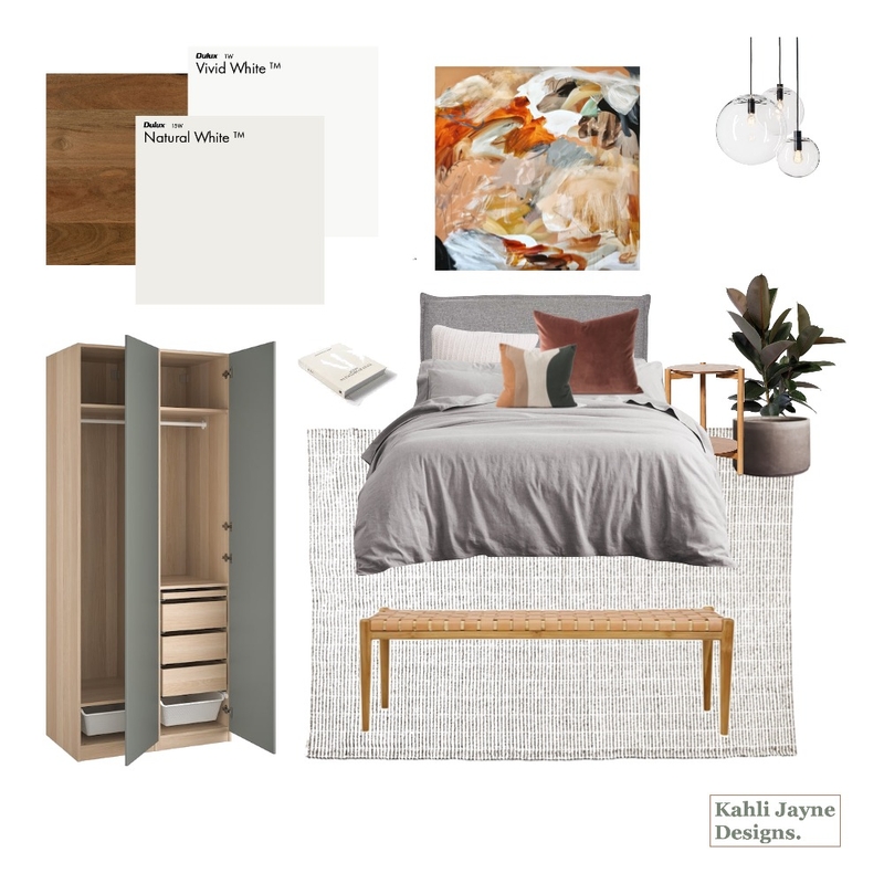 Japandi bedroom Mood Board by Kahli Jayne Designs on Style Sourcebook