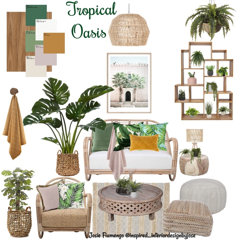 Tropical Haven Mood Board by Inspired_interiordesignbyjose on Style Sourcebook