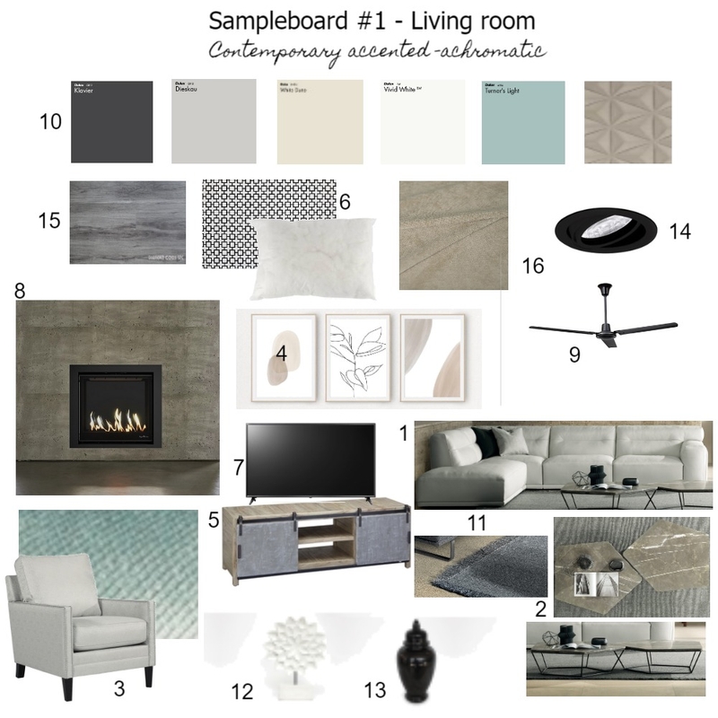 Living room Sampleboard Mood Board by Simone Oberholzer on Style Sourcebook