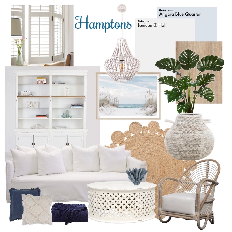 Hamptons Mood Board by Lucy on Style Sourcebook