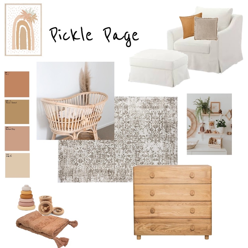 Pickle Page Nursery Mood Board by KatieSansome on Style Sourcebook