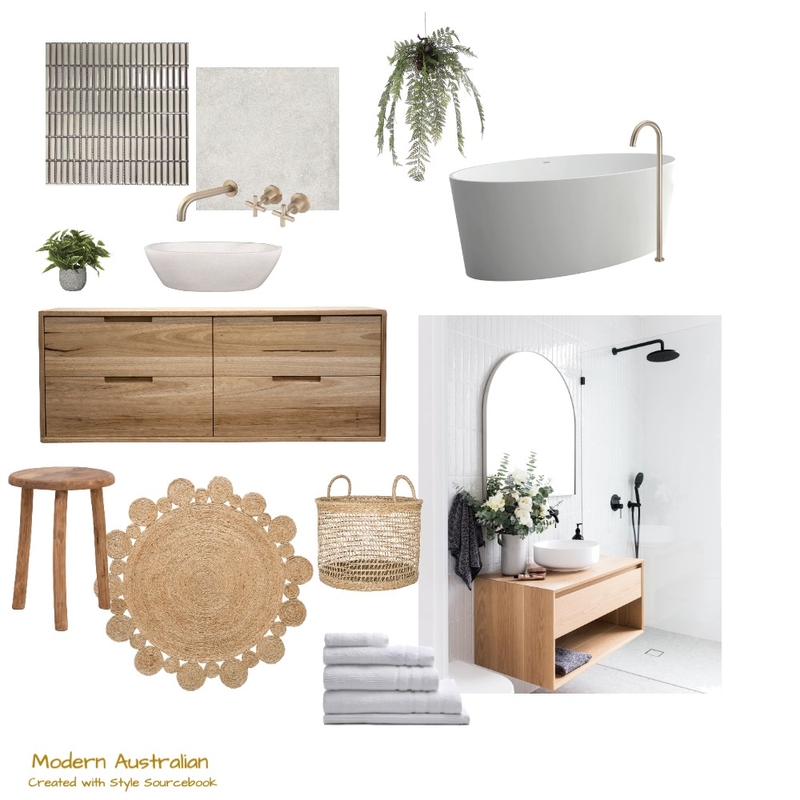 Modern Australian Bathroom Mood Board by Renee Lancaster on Style Sourcebook