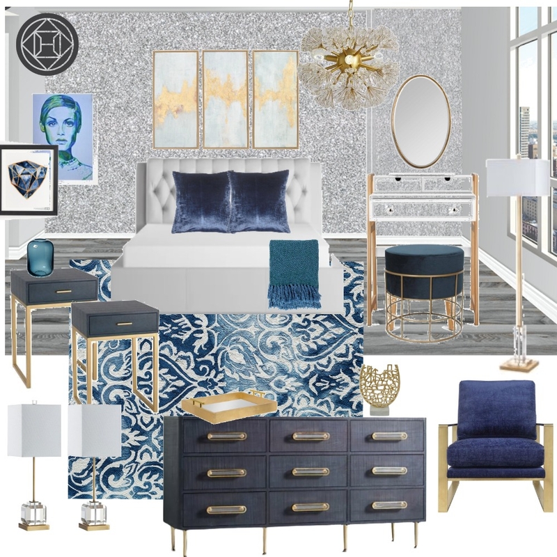Glam Bedroom Mood Board by RitaPolak10 on Style Sourcebook