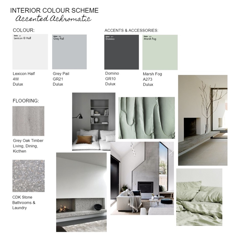 Chromatic Sage Colour Scheme Mood Board by SALT SOL DESIGNS on Style Sourcebook