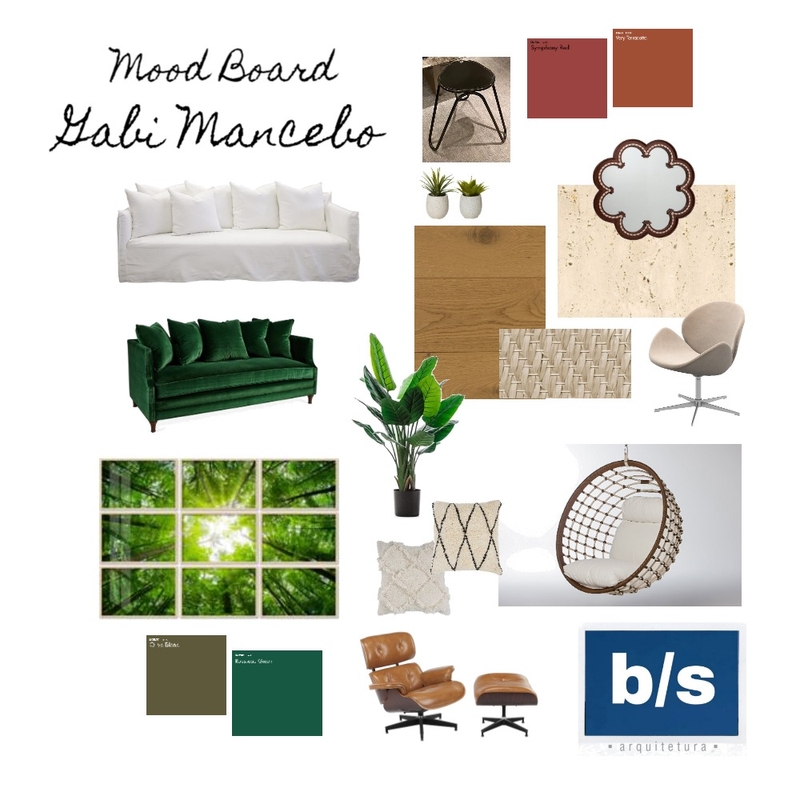 Gabi Mancebo Mood Board by B/S arquitetura on Style Sourcebook