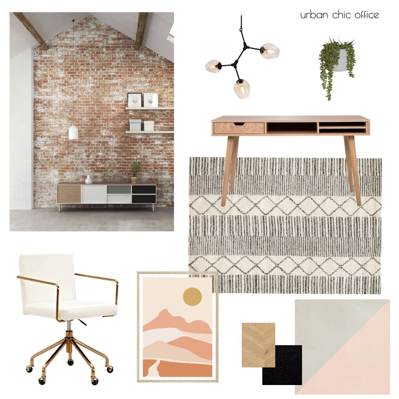 Urban Chic Office Mood Board by tiffanytnniquette1224 on Style Sourcebook
