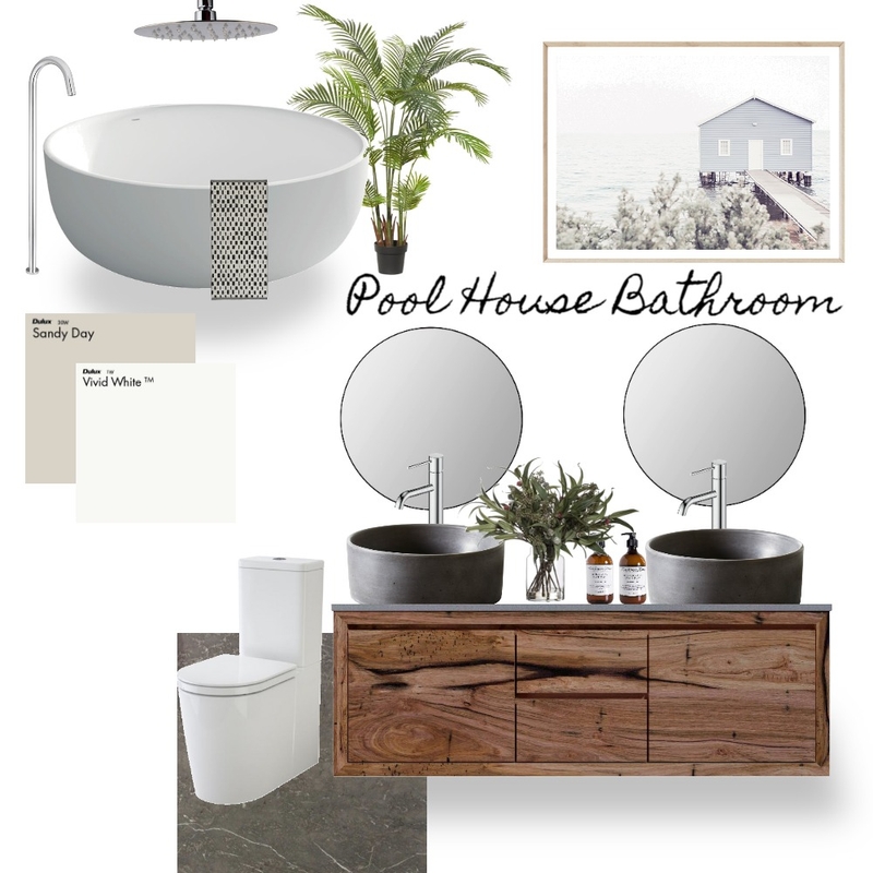 Pool house Bathroom Mood Board by Evelyn Bower on Style Sourcebook