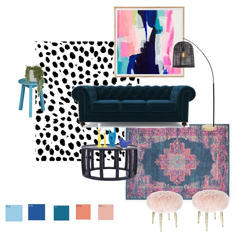 Eclectic Living Mood Board by Liliana Mosquera on Style Sourcebook