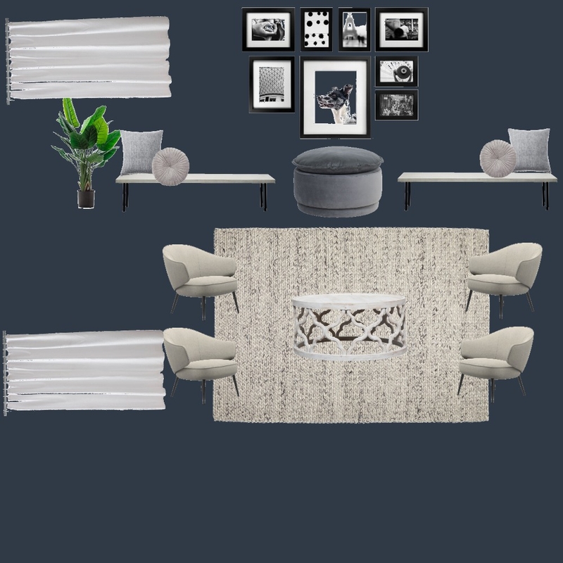 Gaby Living Room Mood Board by RepurposedByDesign on Style Sourcebook