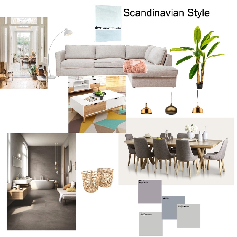 Scandinavian Style Mood Board by marieselene on Style Sourcebook