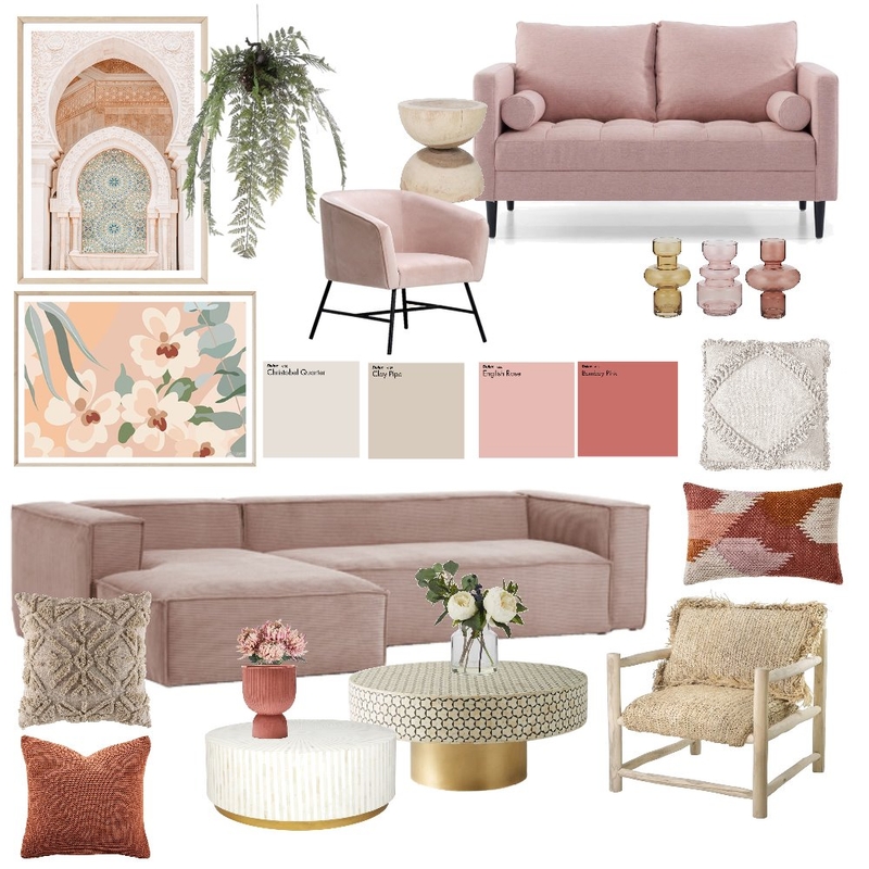 blush Mood Board by Sempre Styling on Style Sourcebook