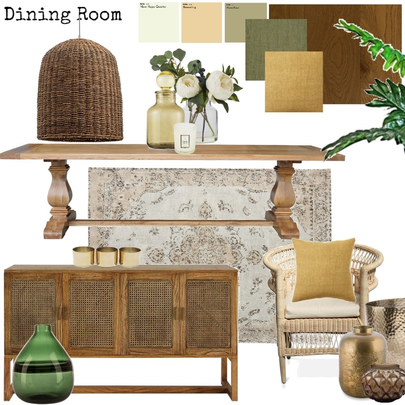 Sample Board template - Dining Mood Board by ZenteriorDesigns on Style Sourcebook