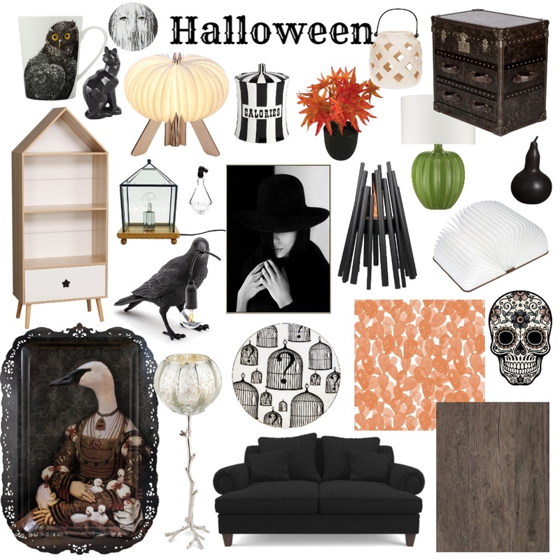 Eclectic Halloween Mood Board by belinda__brady on Style Sourcebook