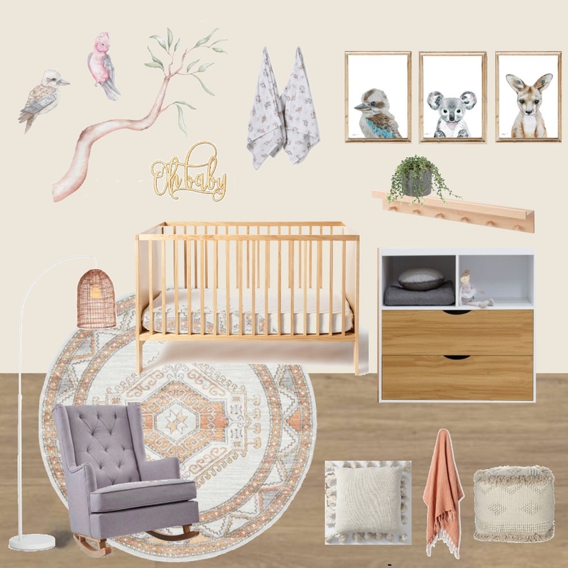 Baby's Nursery - Aussie Bush Theme Mood Board by ash.lauren on Style Sourcebook