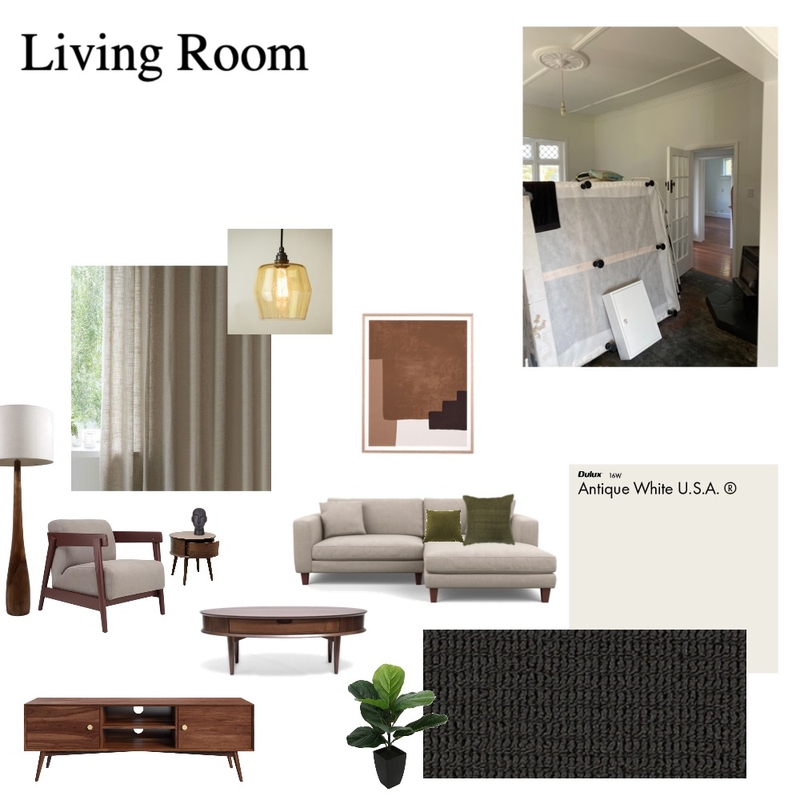 Living Room Mood Board by Nina Owen on Style Sourcebook