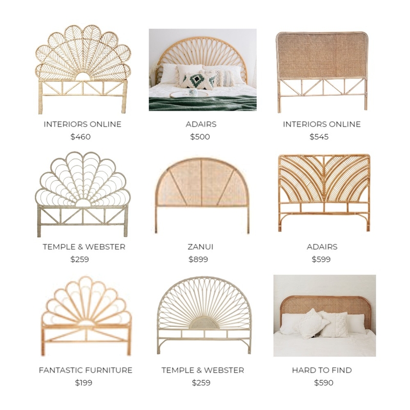Rattan Bedheads Mood Board by Steph Nereece on Style Sourcebook