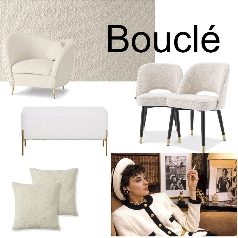 Boucle is back Mood Board by 30smagazine on Style Sourcebook