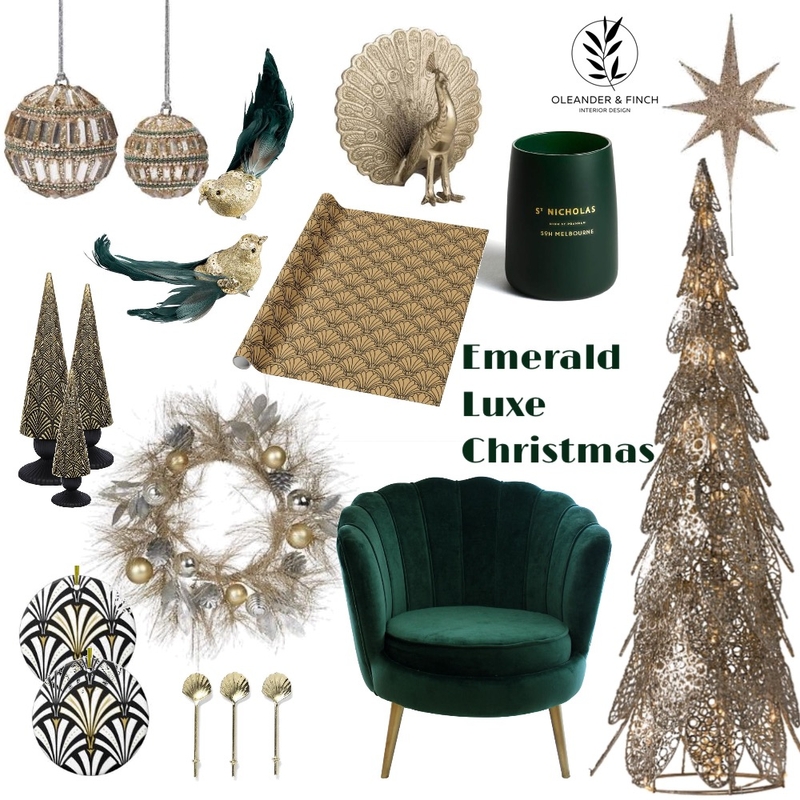 Gatsby Glamour Mood Board by Oleander & Finch Interiors on Style Sourcebook