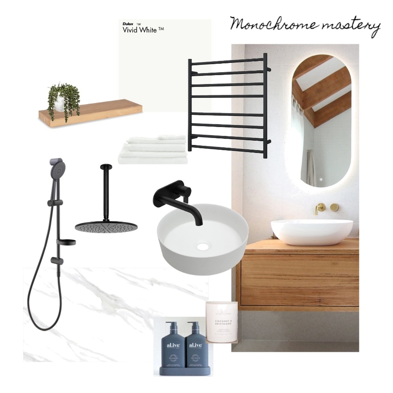 Monochrome Mastery Mood Board by stephansell on Style Sourcebook