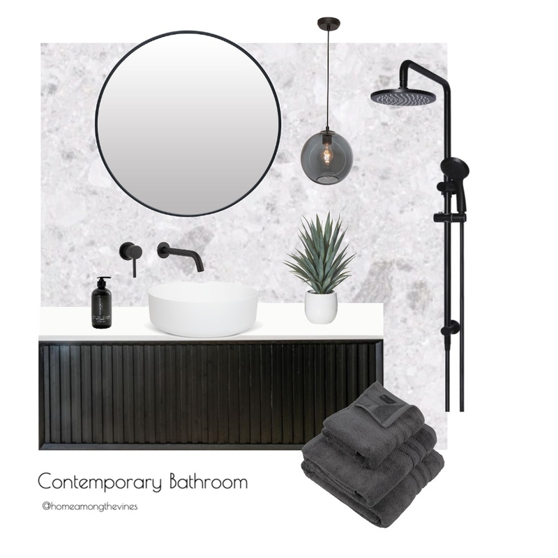 Contemporary Bathroom Mood Board by homeamongthevines on Style Sourcebook