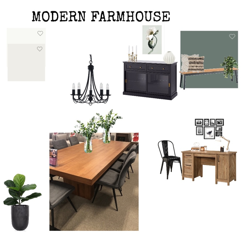 Modern Farmhouse Mood Board by Organised Design by Carla on Style Sourcebook