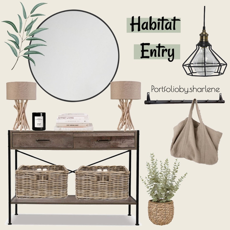 Habitat entry Mood Board by portfolioby.sharlene on Style Sourcebook