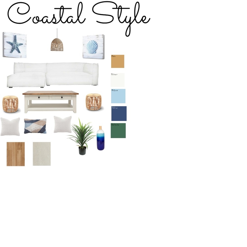 Coastal Style Mood Board by Anemone Interior Designs on Style Sourcebook
